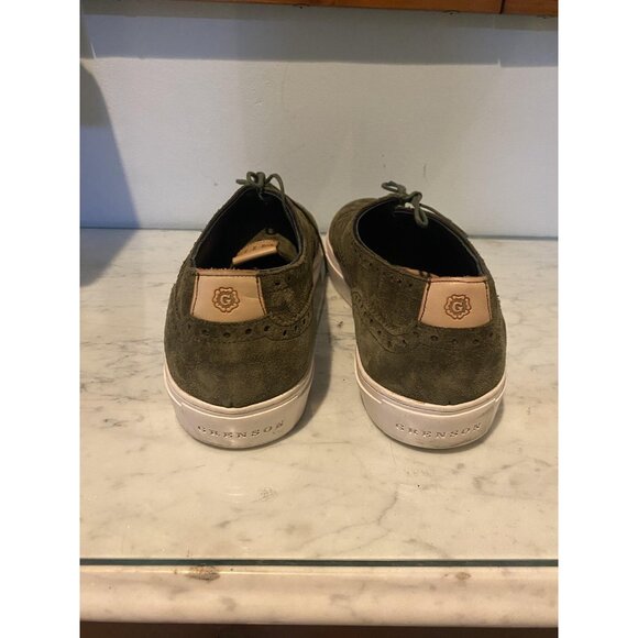 Grenson Olive Suede Oxfords - Picture 3 of 5